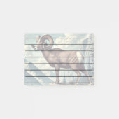 Bighorn Sheep auf einem Felsvorsprung Post-it Klebezettel (Vorderseite)