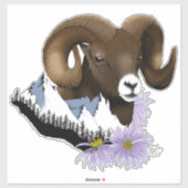 Bighorn Sheep Aufkleber (Blatt)