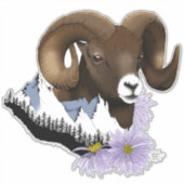 Bighorn Sheep Aufkleber (Vorderseite)
