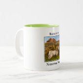 Bighorn Sheep, Badlands National Park, Zweifarbige Tasse (Vorderseite Links)