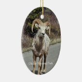 Bighorn Sheep Keramik Ornament (Rechts)