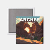 Bighorn Sheep Moab Utah Arches Nationalpark Magnet (Vorderseite/Rückseite)