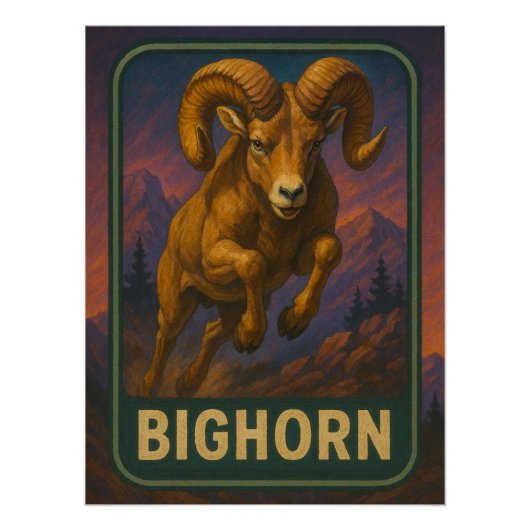 Bighorn Sheep Poster (Vorderseite)