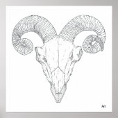 Bighorn Sheep Print (groß) Poster (Vorne)