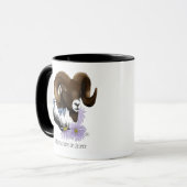Bighorn Sheep Ram Green Mountain Tasse (Vorderseite Links)