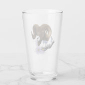 Bighorn Sheep Ram Green Mountains Glas (Rückseite)