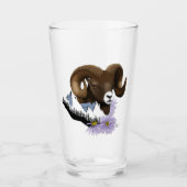 Bighorn Sheep Ram Green Mountains Glas (Vorderseite)
