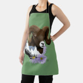 Bighorn Sheep Ram Green Mountains Schürze (InSitu)