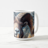 Bighorn Sheep Ram Kaffeetasse (VorderseiteRechts)