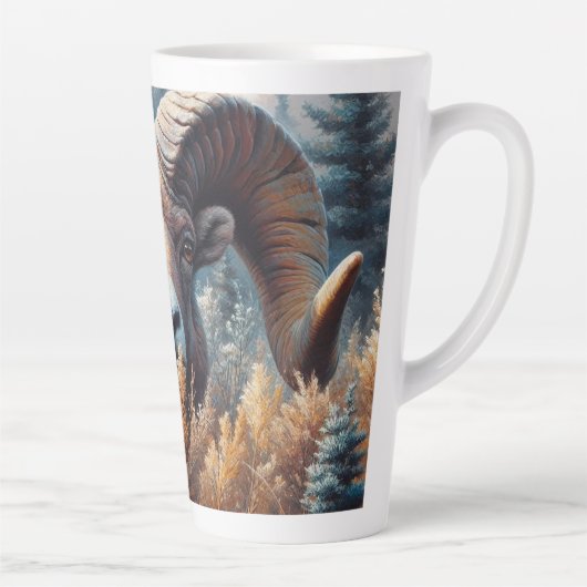 Bighorn Sheep Ram Milchtasse (Rechts)