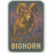 Bighorn Sheep Sticker (Vorderseite)