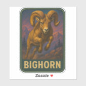 Bighorn Sheep Sticker (Blatt)