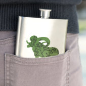 Bighorn Sheep Tree Flachmann (Beispiel)