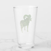 Bighorn Sheep Tree Glas (Rückseite)