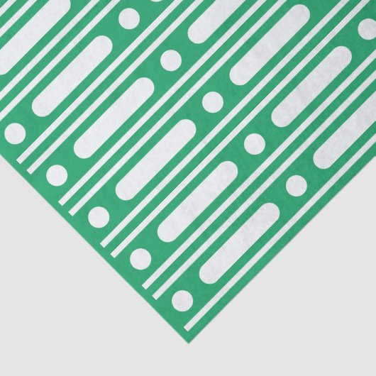 Bight Green Bone Inlay Dot Border Decoupage Pape Seidenpapier (Detail)