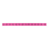 Bight Pink Business Logo Branded Professional Satinband (Vorderseite)