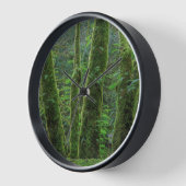 Bigleaf Maple Trees & Ferns | Washingtoner Staat Uhr (Winkel)