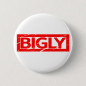 Bigly Briefmarke Button (Vorderseite)