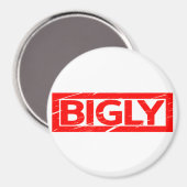 Bigly Briefmarke Magnet (Vorderseite/Rückseite)