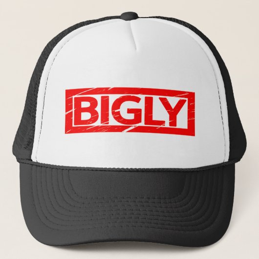 Bigly Briefmarke Truckerkappe (Vorderseite)