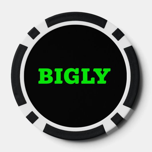 BIGLY POKER CHIP (Rückseite)