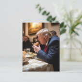 Bigly Stollen Brot Trump Joke Postkarte (Stehend Vorderseite)