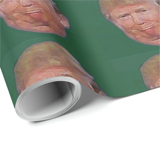 Bigly Trumped-up Wrapping Paper Geschenkpapier (Rolleneckpunkt)