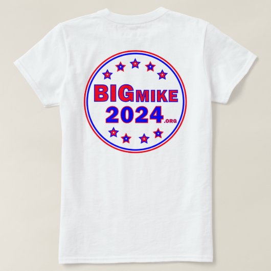 BigMike2024: T - Shirt von Frauen (Design Rückseite)