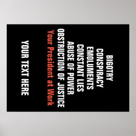 Bigotry-Collusion-Geschehnisse Obstruktion Poster