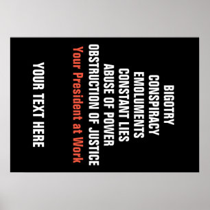Bigotry-Collusion-Geschehnisse Obstruktion Poster