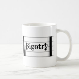 "Bigotry: Die Tasse des musikalischen" Logos