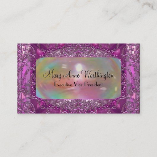 Bigsbey elegantes berufliches visitenkarte (Vorderseite)