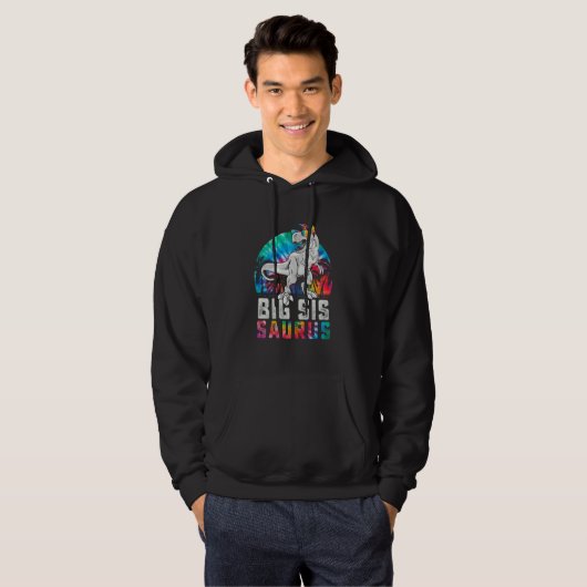 Bigsissaurus Rex Dinosaur Big Sis Saurus Family Ma Hoodie (Vorne ganz)