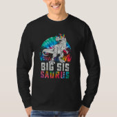 Bigsissaurus Rex Dinosaur Big Sis Saurus Family Ma T-Shirt (Vorderseite)