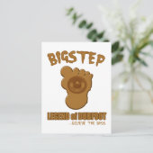 Bigstep Legend Dubfoot FUNNY BIGFOOT DUBSTEP Postkarte (Stehend Vorderseite)