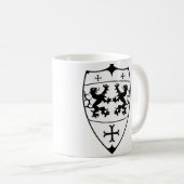 Bigstock Shield Lionheart Kaffeetasse (VorderseiteRechts)