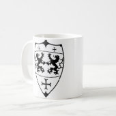 Bigstock Shield Lionheart Kaffeetasse (Vorderseite Links)