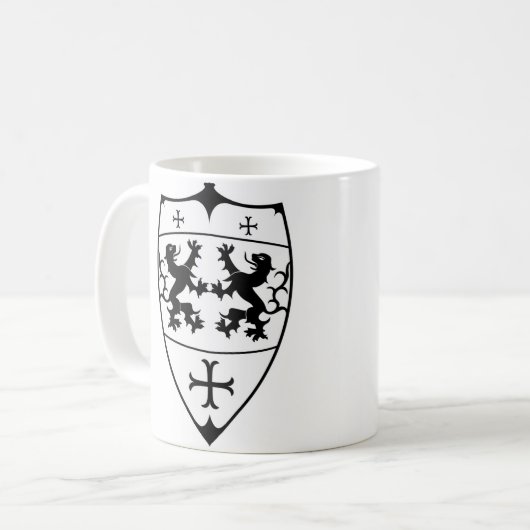 Bigstock Shield Lionheart Kaffeetasse (Vorderseite Links)