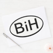 BiH (Bosnien und Herzegowina) Aufkleber (Umschlag)