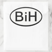 BiH (Bosnien und Herzegowina) Aufkleber (Tasche)