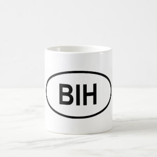 "BIH" Bosnien und Herzegowina Kaffeetasse