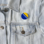 BiH Flag Coaster Button (Beispiel)