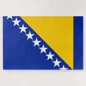 BiH-Flagge Puzzle (Horizontal)
