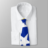BiH-Flaggenuntersetzer Krawatte (Gebunden)