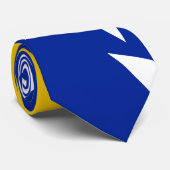 BiH-Flaggenuntersetzer Krawatte (Gerollt)