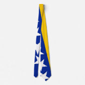 BiH-Flaggenuntersetzer Krawatte (Rückseite)