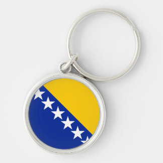 BiH-Flaggenuntersetzer Schlüsselanhänger