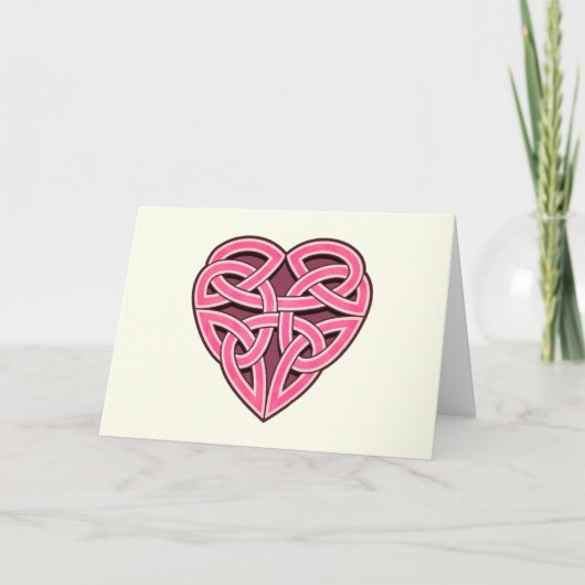 Bijii Heartknot Card Feiertagskarte (Vorderseite)