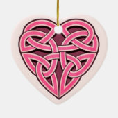 Bijii Heartknot Verzierung Keramik Ornament (Hinten)