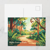 Bijilo Forest Park (Affenpark) Gambia Postkarte (Vorne/Hinten)